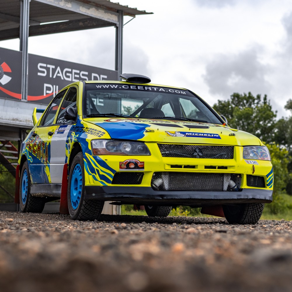 stage Mitsubishi sur terre a issoire