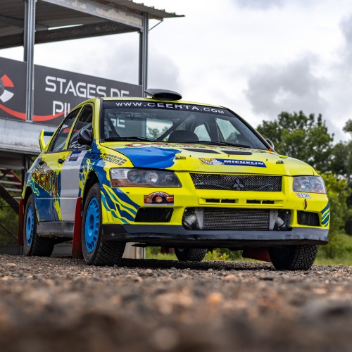 stage Mitsubishi sur terre a issoire