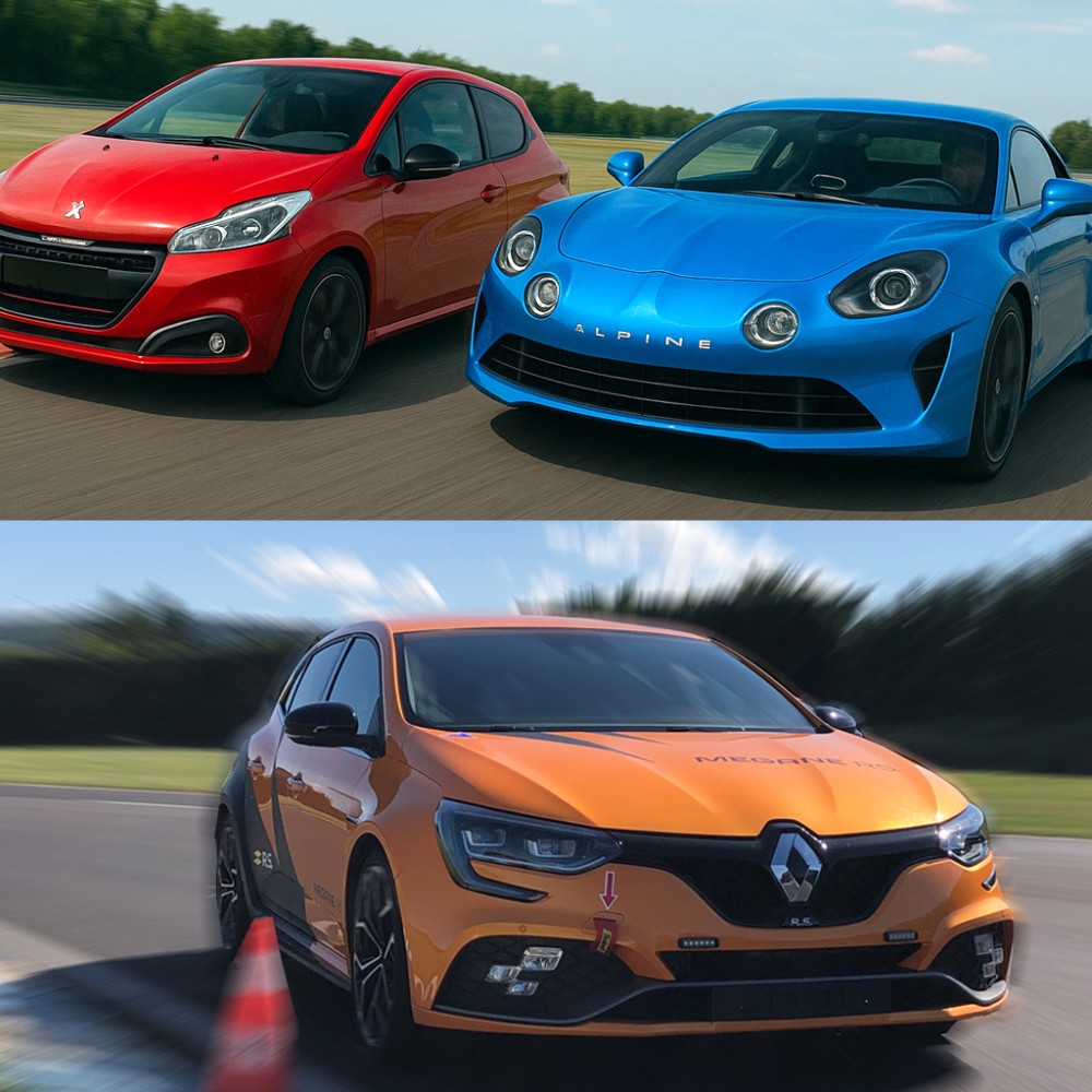 Stage Trio 208 Gti mégane 4 Rs ALPINE A110 sur le circuit d'issoire Stage Trio 208 Gti mégane 4 Rs ALPINE A110 sur le circuit d'issoire