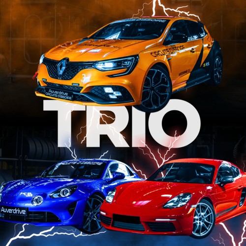 Stage Trio mégane 4 Rs ALPINE A110 Porsche Cayman T 718 sur le circuit d'issoire