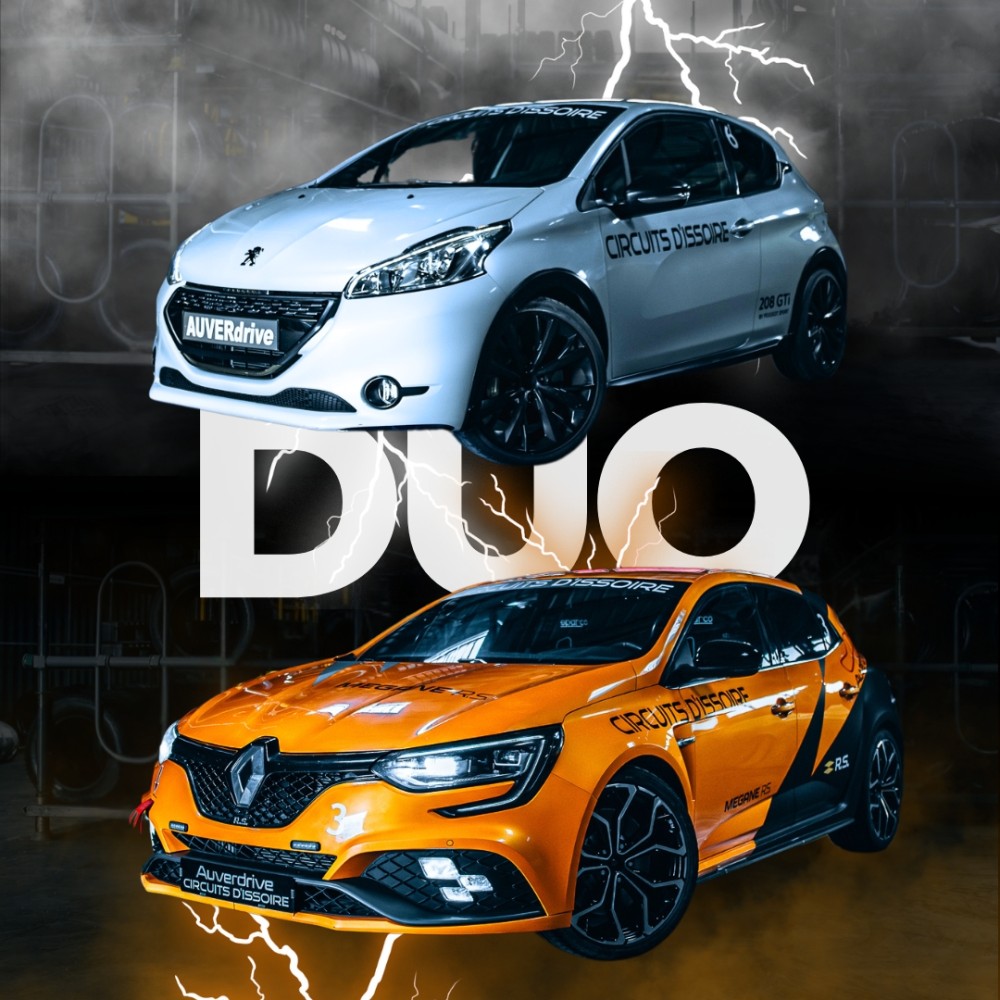 stage multivolant sur le circuit d'issoire 208 GTi Megane 4 Rs