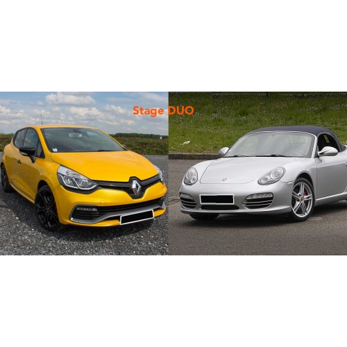 Pack Duo (2 tours Clio 4 RS + 2 Tours Borsche Boxter)