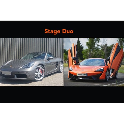 Stage Duo Porsche Boxter - McLaren 570s